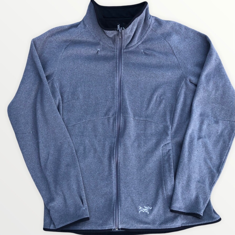 Arc'teryx Polartec Fleece Gray Zip Jacket Women's XL